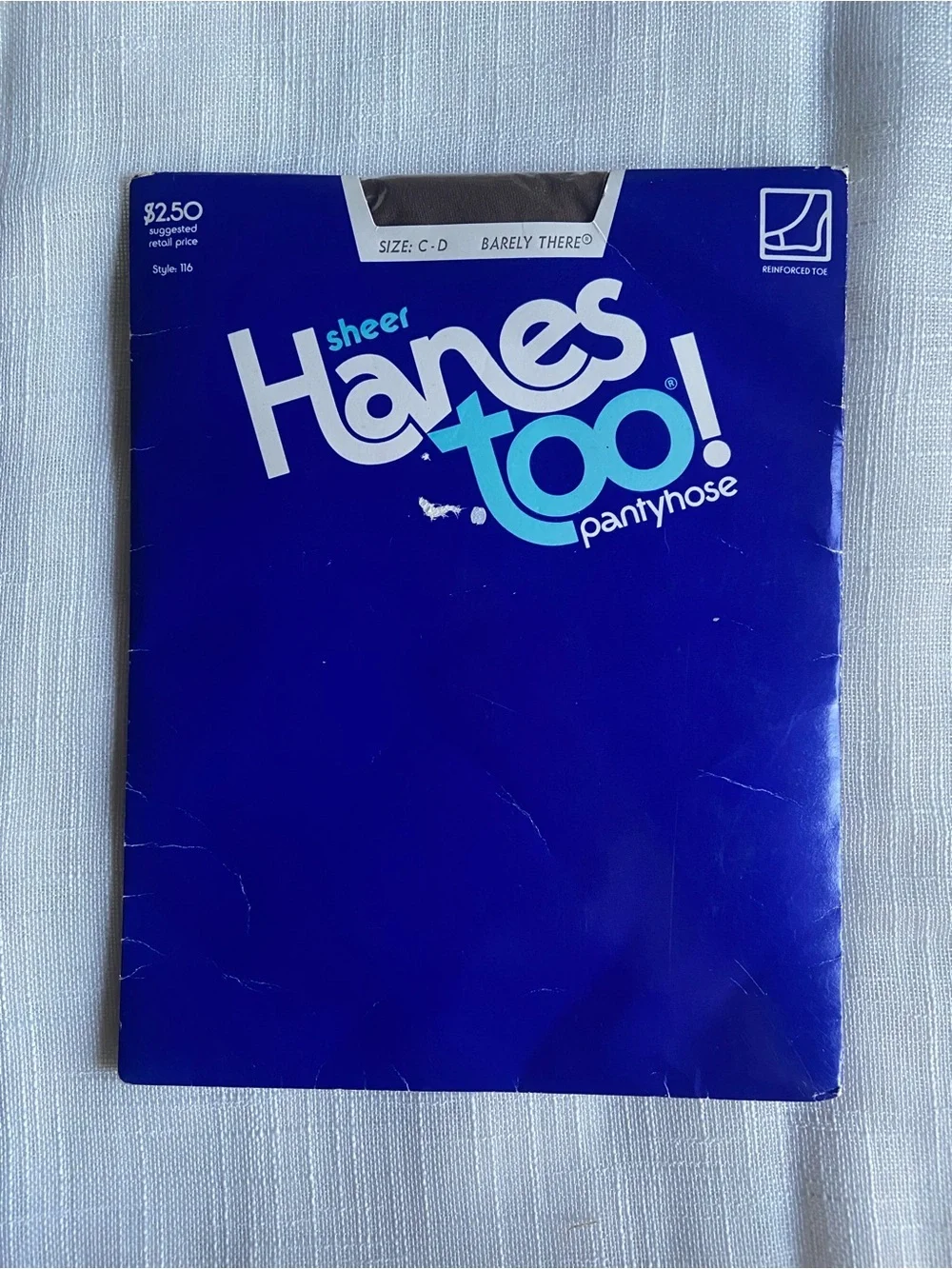 Vtg pack of 3 Hanes Ultra Sheer Hanes Too Pantyhose Sz C-D XL navy nude nylons